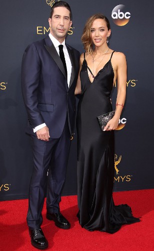 David Schwimmer with his former wief Zoe Buckman. wife, aprtner, spouse